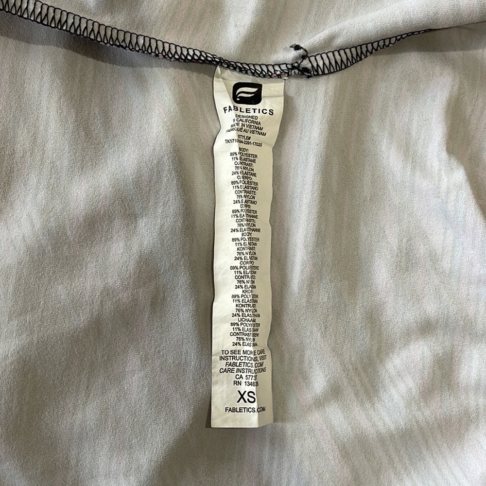 Fabletics Multicolours Racerback Workout Tank - XS - Picture 9 of 9